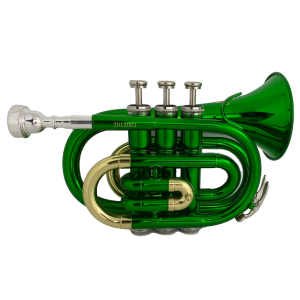 Trompete Pocket Dasons Verde e Laqueado